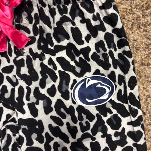Cheetah Print Penn State Lounge Pants - Girls Size 10/12 M - Preowned - 2062 - Picture 2 of 4